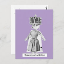 Cool Queen Doll Postcard
