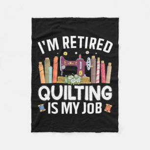 Cool Quilting Art For Women Mum Grandma Stitch Sew Fleece Blanket
