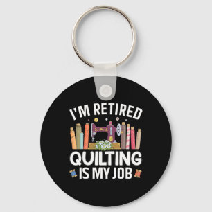 Cool Quilting Art For Women Mum Grandma Stitch Sew Key Ring