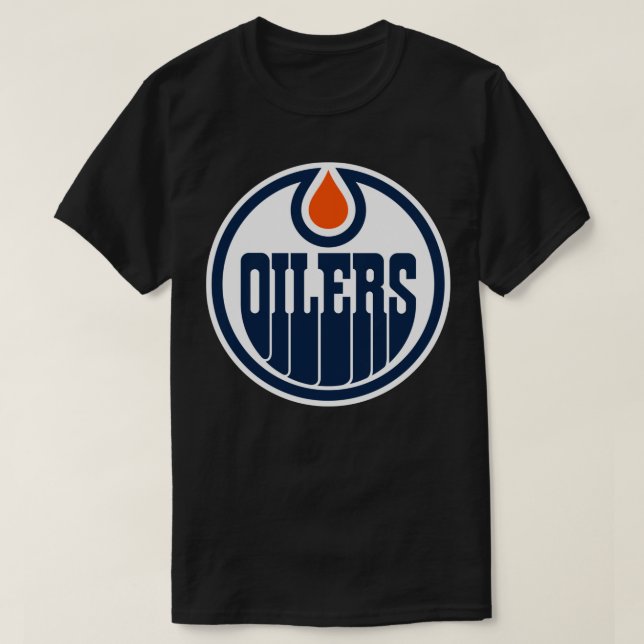 Cool &quot;Oilers Sticker  T-Shirt (Design Front)