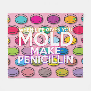 Cool Quote Modern Colourful Funny Science Saying Fleece Blanket