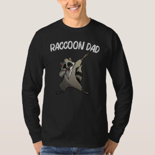 Cool Raccoon For Dad Papa Trash Panda Animal  Wild T-Shirt