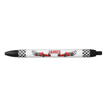 Cool Race Car Boy Custom Name Personalised Pen