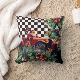 Cool Racing Santa Cushion