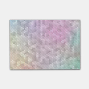 Cool Rainbow Colour Mosaic Post-it Notes