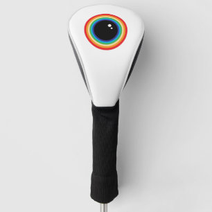 Cool Rainbow Eyeball Golf Head Cover
