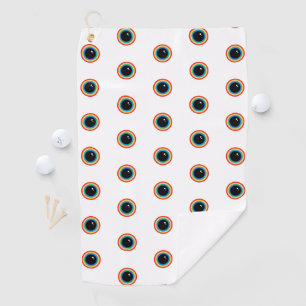 Cool Rainbow Eyes Golf Towel