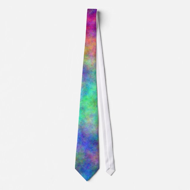 "Cool Rainbow Fog" Tie (Front)