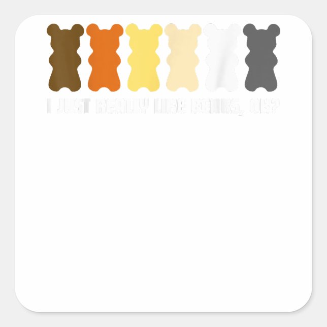 Cool Rainbow Gay Bear Tee Funny 2019 Mens Gay Prid Square Sticker (Front)