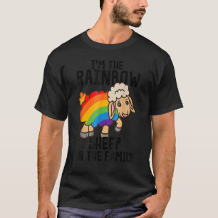 Cool Rainbow Sheep Pride Lgbtq  Men Women  Lgbt T-Shirt