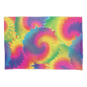 Cool Rainbow Tie Dye Pattern Pillowcase