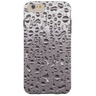 Cool Raindrops on Metal Stainless Steel Look