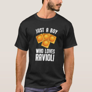 Cool Ravioli Design For Boys Men Ravioli Pasta Dou T-Shirt