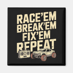 Cool Rc Racing Art For Men Women Remote Control Rc Magnet