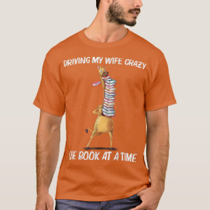 Cool Reading Art For Men Dad Bookworm Learning Boo T-Shirt