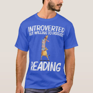 Cool Reading Art For Men Women Bookworm Learning B T-Shirt