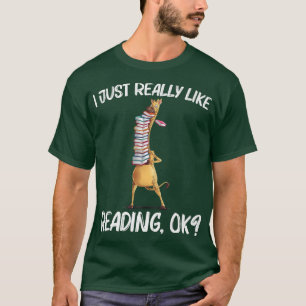 Cool Reading Art For Men Women Bookworm Learning B T-Shirt