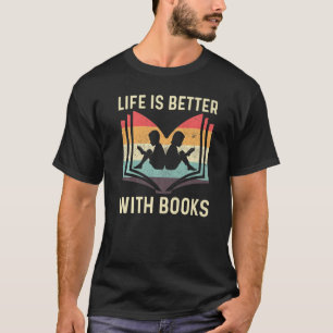 Cool Reading For Men Women Book Books Bookworm Li T-Shirt