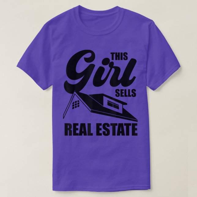 Cool Real Estate Agent Art Women Girls Realtor Ren T-Shirt (Design Front)