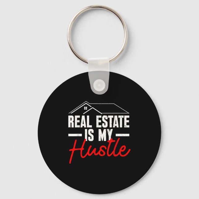 Cool Real Estate Investor Design For Men Women Rea Key Ring (Front)