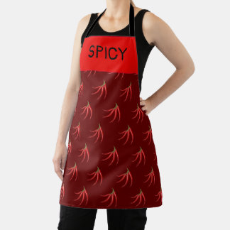 Cool Red Chilli,Spicy Apron