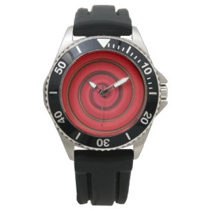 Cool red spiral watch