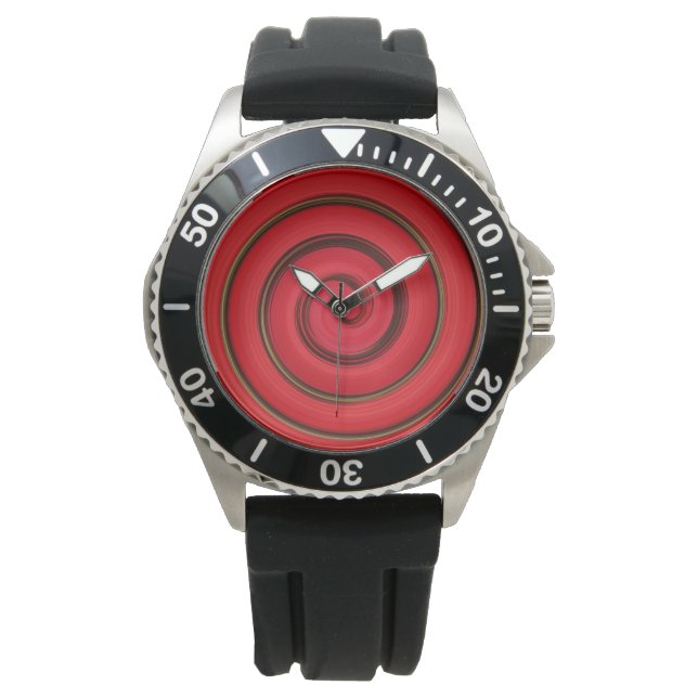 Cool red spiral watch (Front)