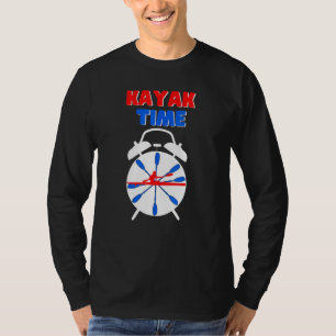 Cool Red White Blue Kayak Time Women Who Love Kaya T-Shirt