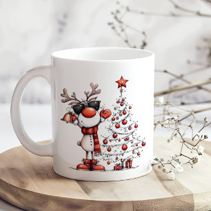 Cool Reindeer Christmas Mug – Oh Deer!