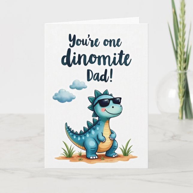 Cool Reptile Dads Day Card (Front)