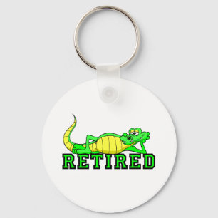 Cool retirement gator key ring