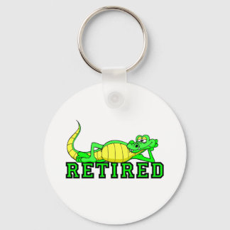 Cool retirement gator key ring