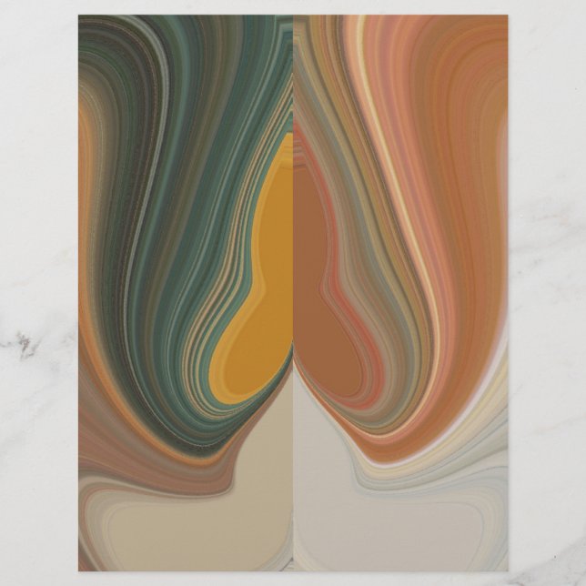 Cool Retro Abstract Graphic colourful Matata stran (Front)