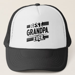 Cool Retro "Best Grandpa Ever" Hat