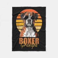 Cool Retro Boxer Grandpa Funny Vintage Dog Lover 