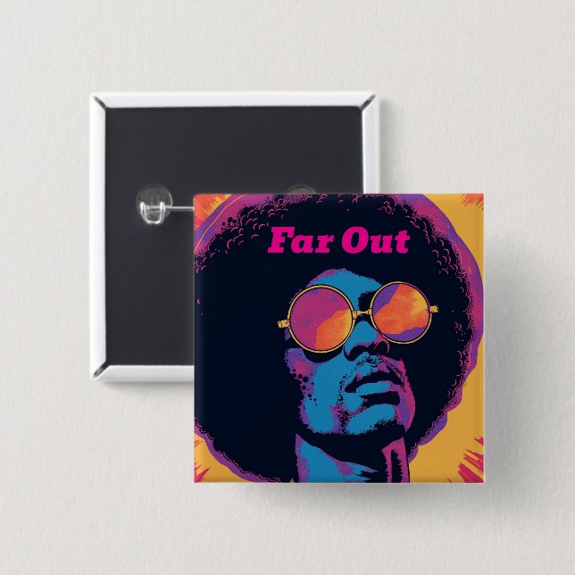 Cool/Retro Button (Front & Back)