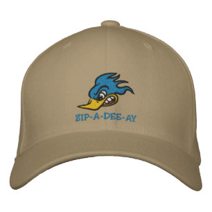 Cool Retro Cartoon Bird Embroidered Hat