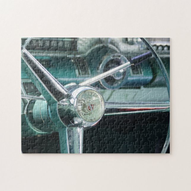 Cool Retro Classic Car Jigsaw Puzzles For Guys (Horizontal)