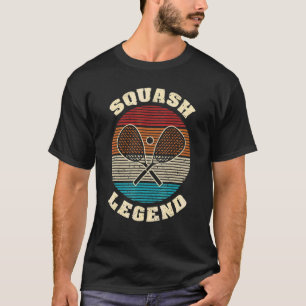 Cool Retro Crossing Rackets Squash Legend Squash T-Shirt