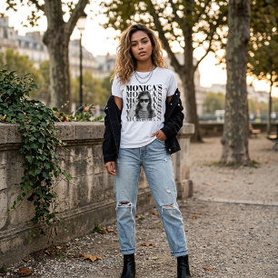 Cool Retro Custom Photo Typography Personalised T-Shirt