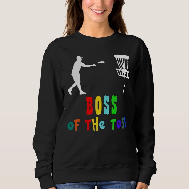 Cool Retro Disc Golf Sport 18 Sweatshirt (Front)