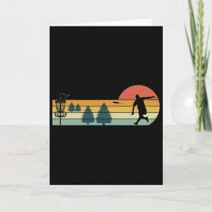 Cool Retro Disc Golf Sport Card