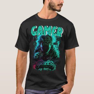 Cool Retro Gamer For Men Women & Kids Gaming Contr T-Shirt