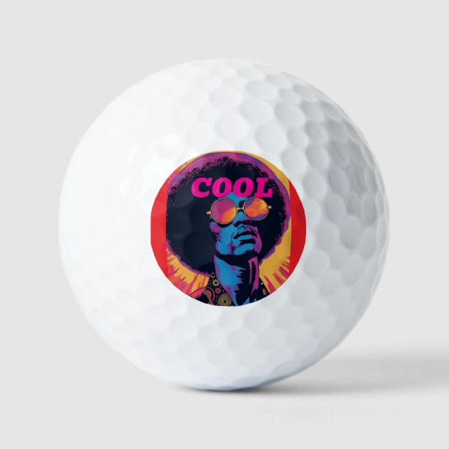 Cool/Retro Golf Balls (Front)