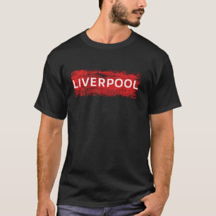Cool Retro Grunge Vintage look Liverpool gift Long T-Shirt