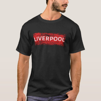 Cool Retro Grunge Vintage look Liverpool gift Long T-Shirt