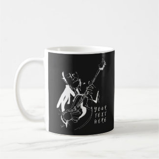 Cool Retro Guitarist Custom Name(名入れ対応) Coffee Mug