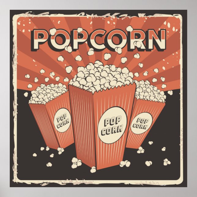 cool retro home theatre word art  poster (Front)