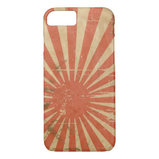 Cool retro Japanese Rising Sun. Vintage iPhone 8/7 Case