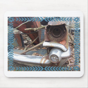 Cool Retro Junk Car Mouse Mat